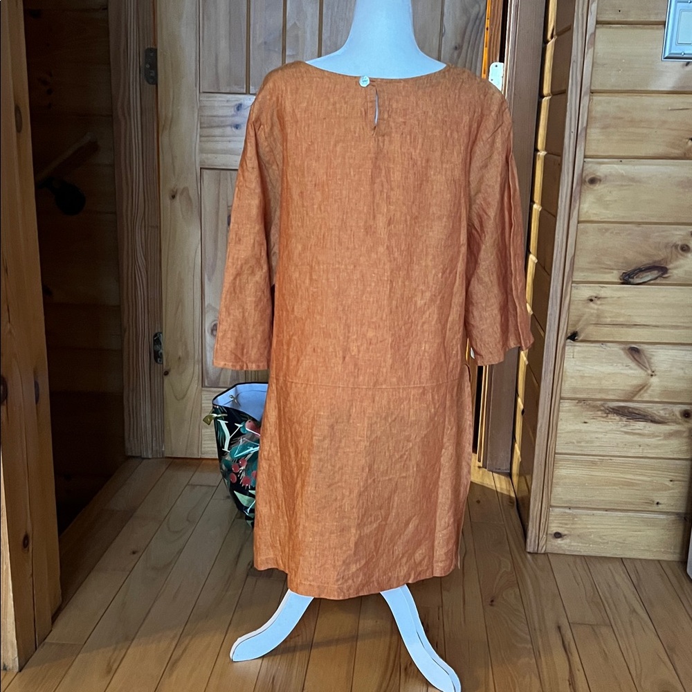 Bryn walker linen Laggenlook split side tunic - image 4